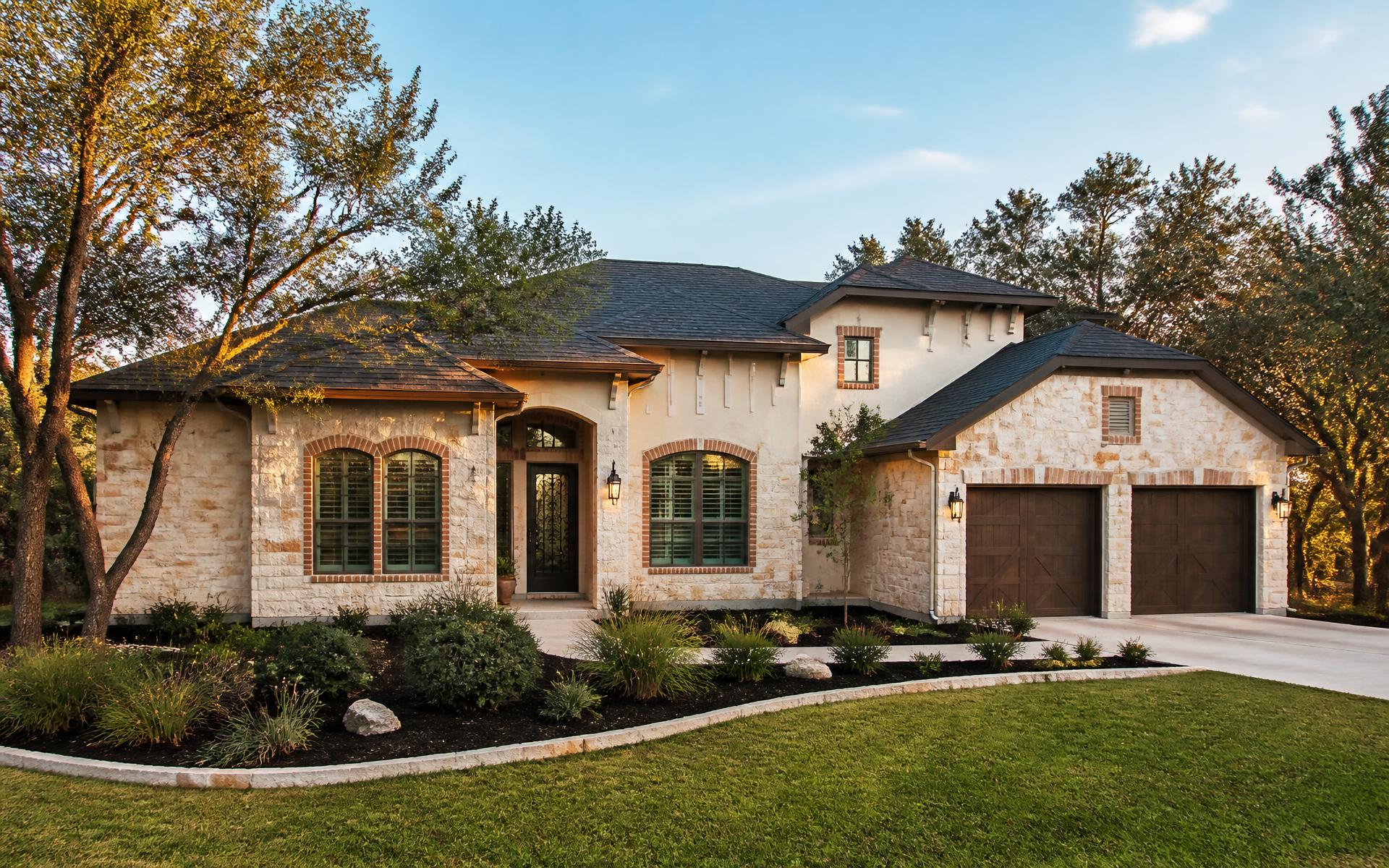 San Antonio home with a new architectural shingle roof